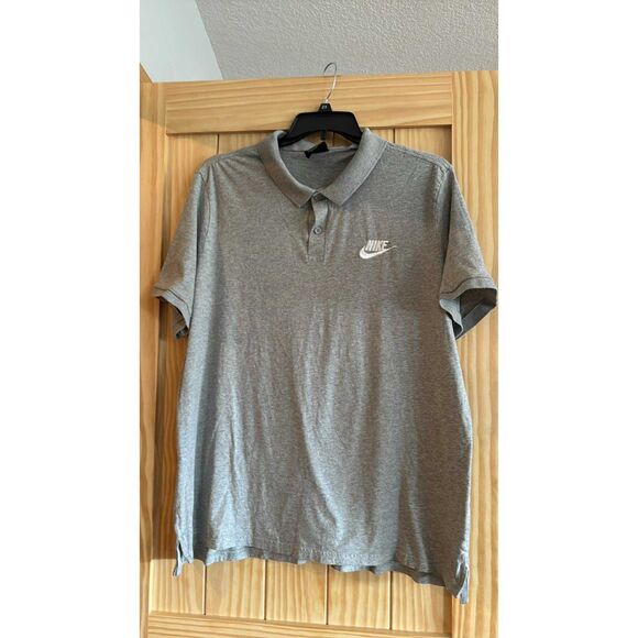 Nike Men's Polo Shirt Size XXL Gray - Picture 1 of 3